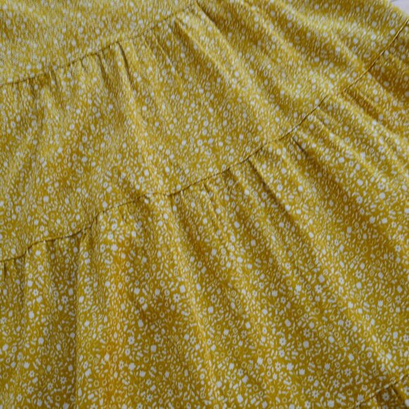 TOAD&CO manzana tiered long sleeve dress in pike ditsy print Size S - Picture 13 of 13